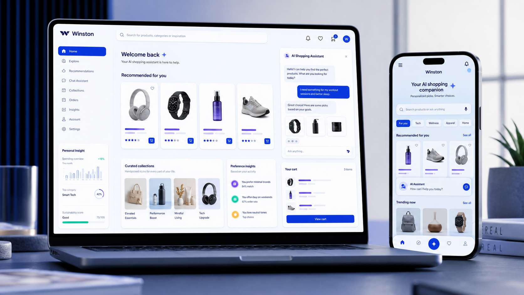Winston – AI-Based Shopping Platform